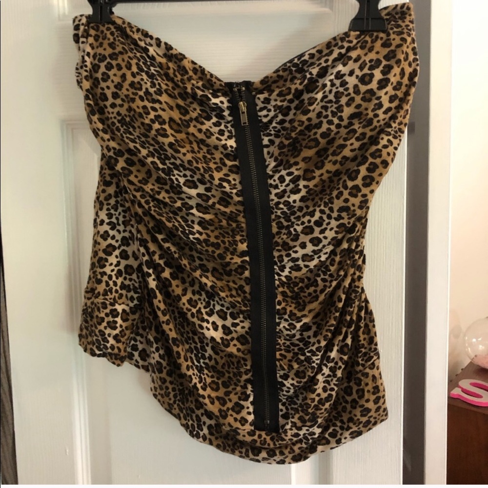 Cheetah tube top!